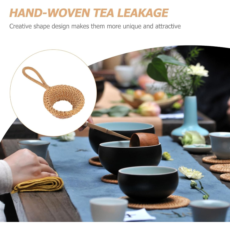 Rattan Tea Strainer Handmade T - đánh giá và giá Home Improvement Kitchen