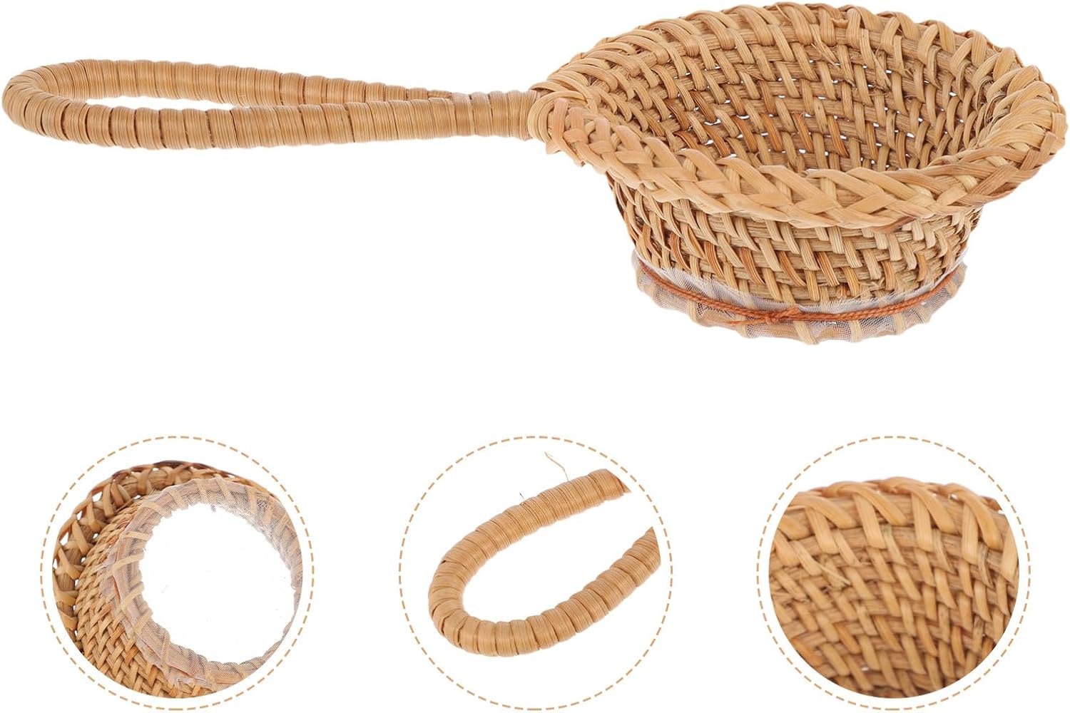 Rattan Tea Strainer Handmade T - đánh giá và giá Home Improvement Kitchen