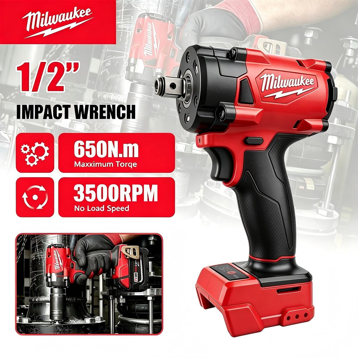 Milwaukee 1/2' M18 FUEL Brushl - đánh giá và giá Milwaukee Drill M18 Fuel